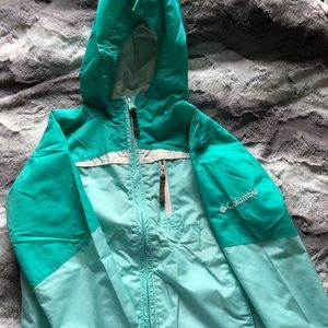 Girls Columbia Windbreaker Size 6/6x